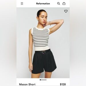 Reformation Mason Short size 0